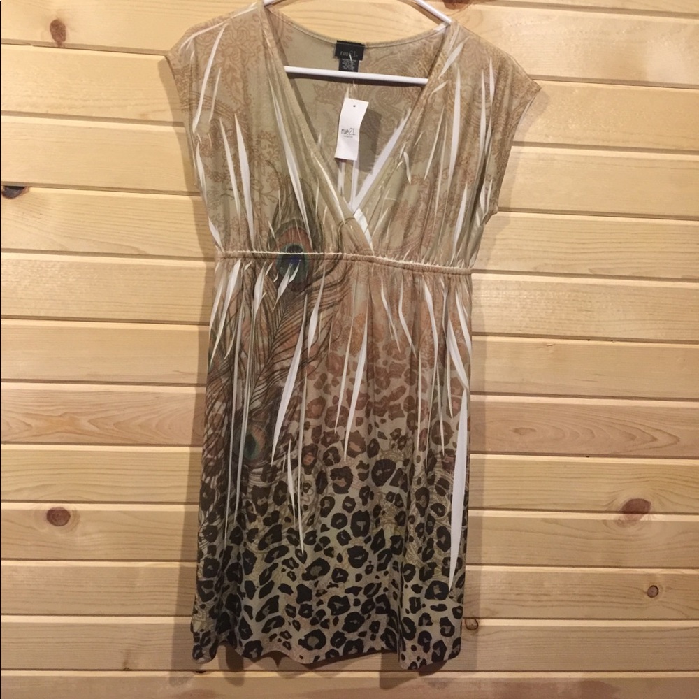Leopard casual dress